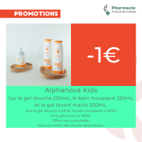 Promotion sur Alphanova Kids à la Pharmacie Avenue de Lombez.