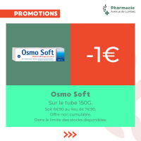 Promotion sur Osmo Soft à la Pharmacie Avenue de Lombez.
