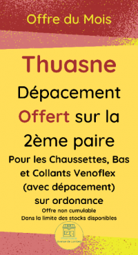 Promotions sur la contention VENOFLEX de THUASNE à la Pharmacie Avenue de Lombez