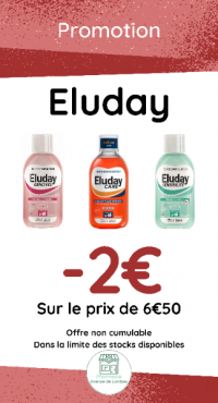 Promotions sur la gamme ELUDAY à la Pharmacie Avenue de Lombez